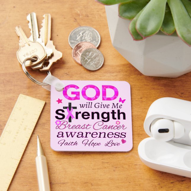 GOD Will Ge Me Strength Nyckelring (Skrivbord)