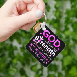 GOD Will Ge Me Strength Nyckelring