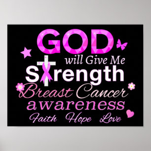 GOD Will Ge Me Strength Poster