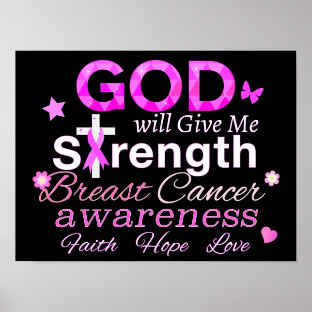 GOD Will Ge Me Strength Poster (Framsidan)