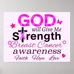 GOD Will Ge Me Strength Poster