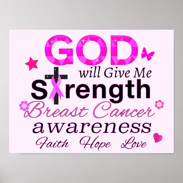 GOD Will Ge Me Strength Poster (Framsidan)