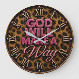 God Will Make a Way Stor Klocka