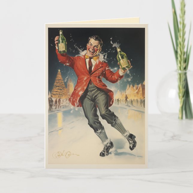 God Winemas Man! Tack Kort (Framsida)