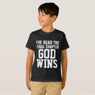 GOD WINS CHRISTIAN T-SHIRTS