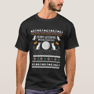 God Witchmas-katt Ugly Sweaters till jul T Shirt