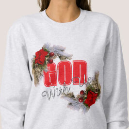 God With Us Christmas Swag T Shirt