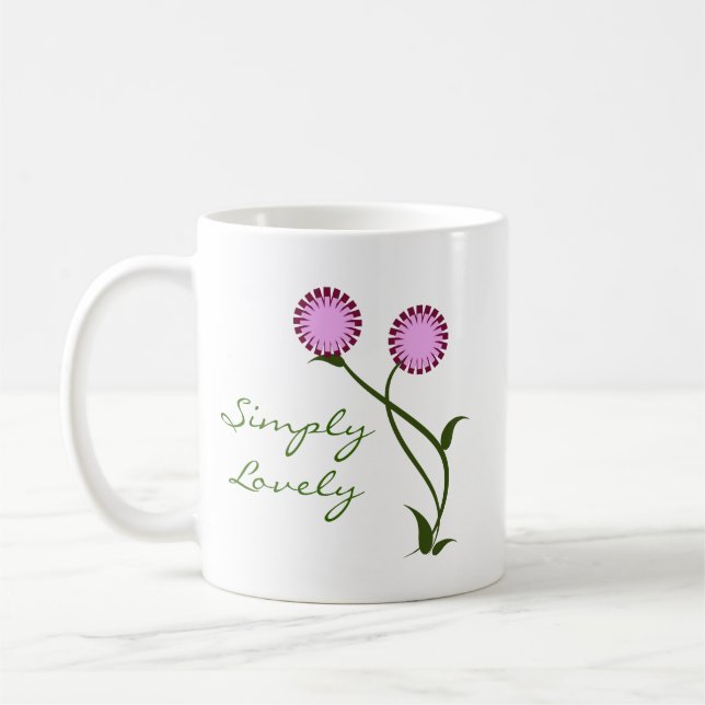 Goda Blooms Mugg, Lavender Kaffemugg (Vänster)