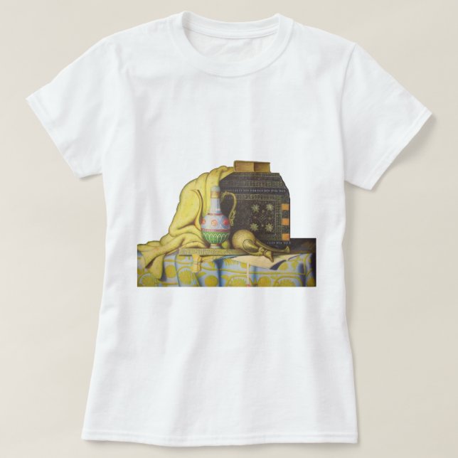 Goda egyptiska artefakter: Pharaohernas hemlighete T-shirt (Design framsida)