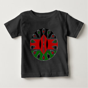 Goda hörningar Kenya: Flagga Art Motif Tröja