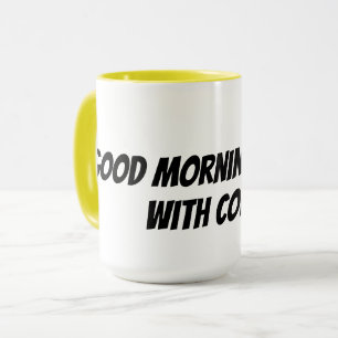 goda morgnar börjar med kaffe mugg