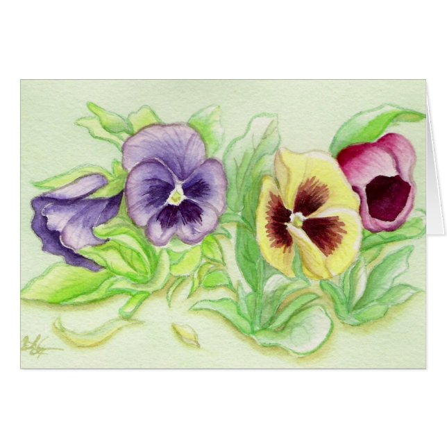 Goda pensies hälsningskort (Framsidan Horizontal)