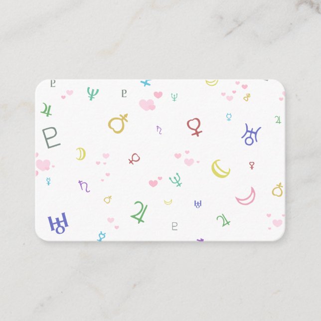 Goda planeter visitkort (Framsida)