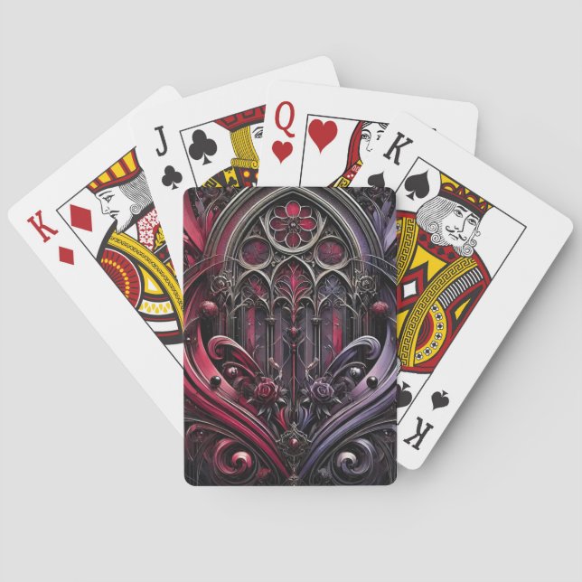 Goda uppspelningskort - Unik dekordesign Casinokort (Baksidan)