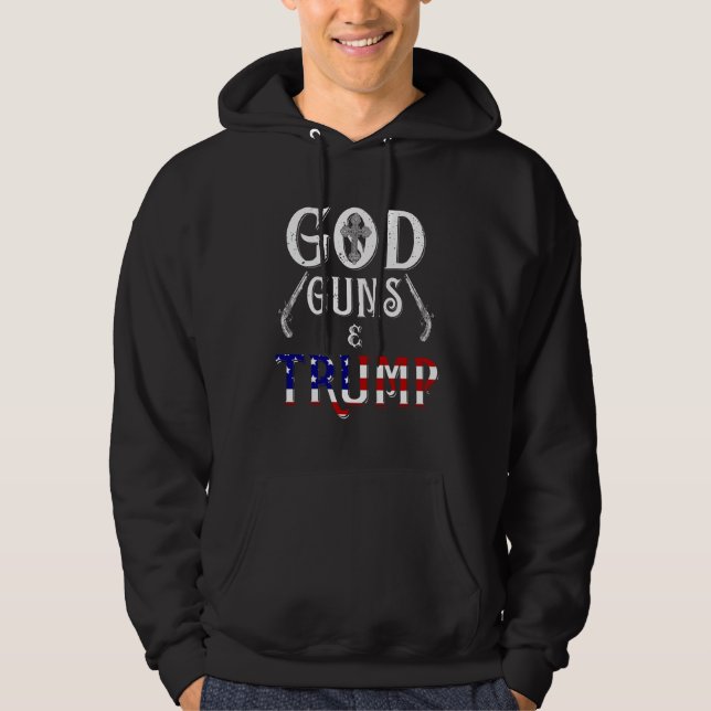 Goda vapen och trumma för manar och kvinnor hoodie (Framsida)