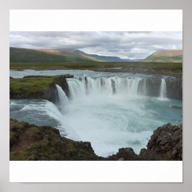 Godafoss Island Poster (Framsidan)