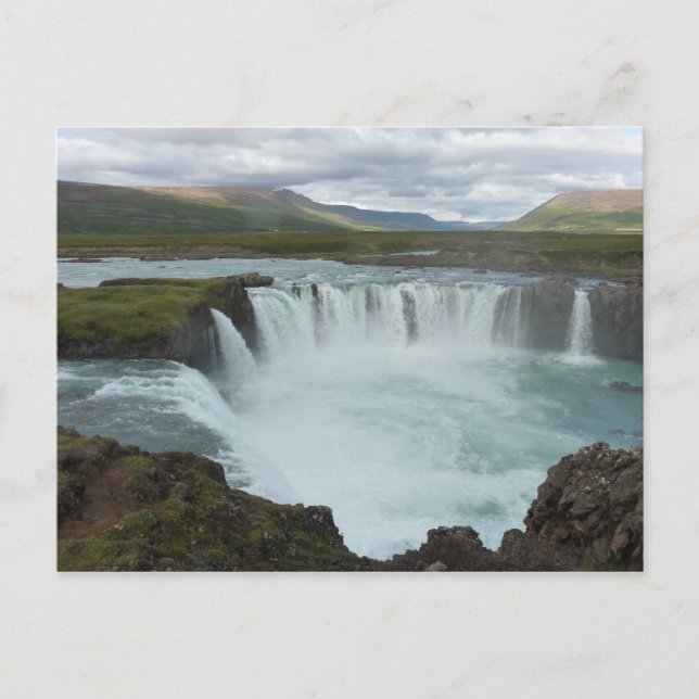 Godafoss Island Vykort (Framsida)