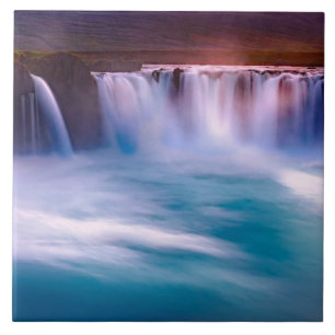 Godafoss, Islandet Waterfalls Kakelplatta