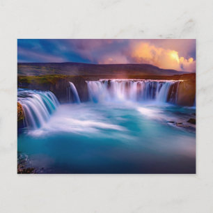Godafoss, Islandet Waterfalls Vykort
