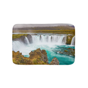Godafoss vattenfall, Island Badrumsmatta