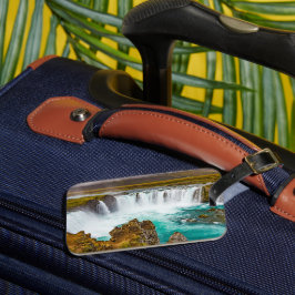 Godafoss vattenfall, Island Bagagebricka