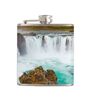 Godafoss vattenfall, Island Fickplunta