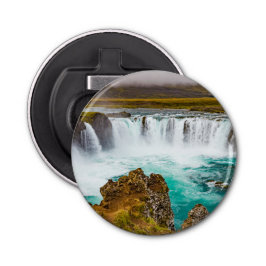 Godafoss vattenfall, Island Flasköppnare