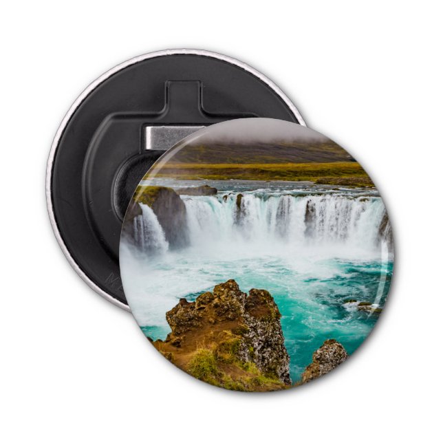 Godafoss vattenfall, Island Flasköppnare (Framsidan)