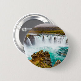 Godafoss vattenfall, Island Knapp