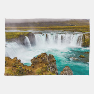Godafoss vattenfall, Island Kökshandduk