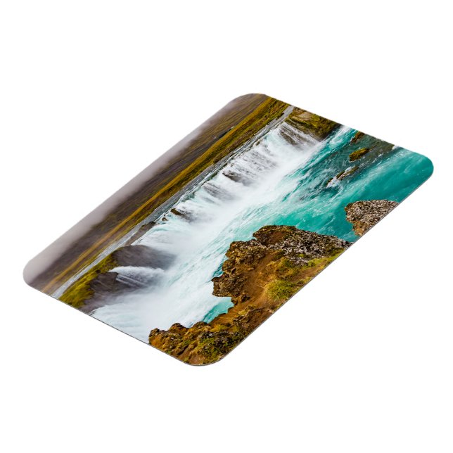Godafoss vattenfall, Island Magnet (Vänstra Sidan)
