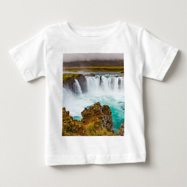 Godafoss vattenfall, Island T Shirt (Framsida)