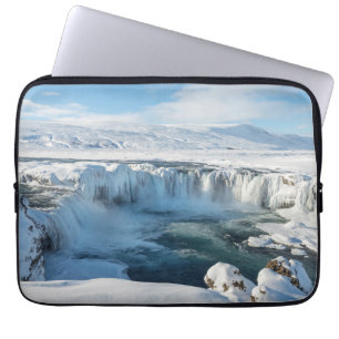 Godafoss vattenfall landskap laptop fodral