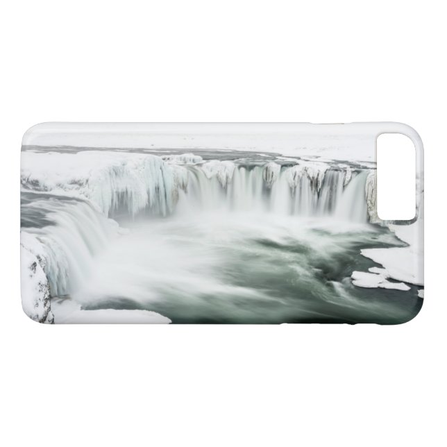 Godafoss vattenfall, vinter, Island Case-Mate iPhone Skal (Baksida (horisontal))
