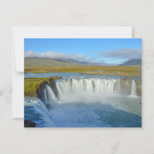 Godafoss Waterfall, Islandet Vykort