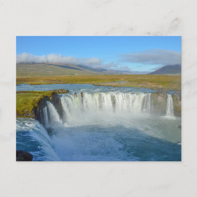 Godafoss Waterfall, Islandet Vykort (Framsida)