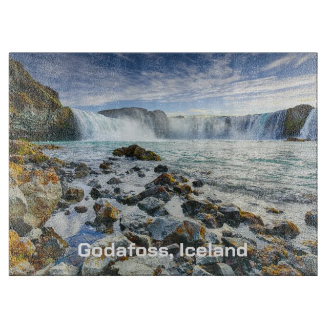 Godafoss Waterfalls, Islandet (Framsidan)