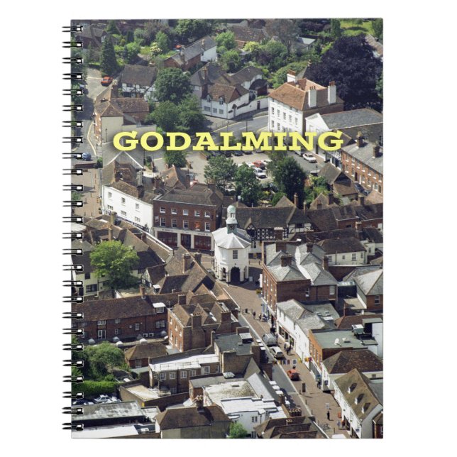 Godalming Surrey England Anteckningsbok Med Spiral (Framsidan)