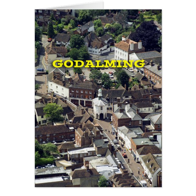 Godalming Surrey England Hälsningskort (Framsidan)