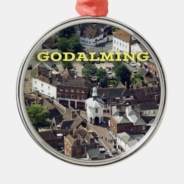 Godalming Surrey England Julgransprydnad Metall (Framsidan)