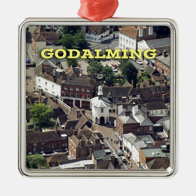 Godalming Surrey England Julgransprydnad Metall (Framsidan)