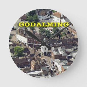 Godalming Surrey England Rund Klocka