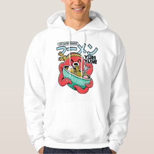 Godaste Ramen Bläckfisk – Kawaii Japanska Nudlar Hoodie