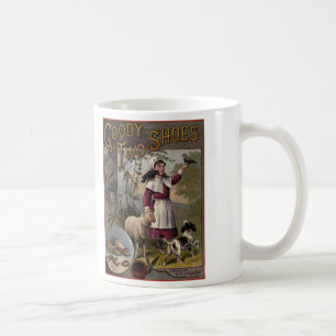 Godbit två skor täcker 1888 kaffemugg