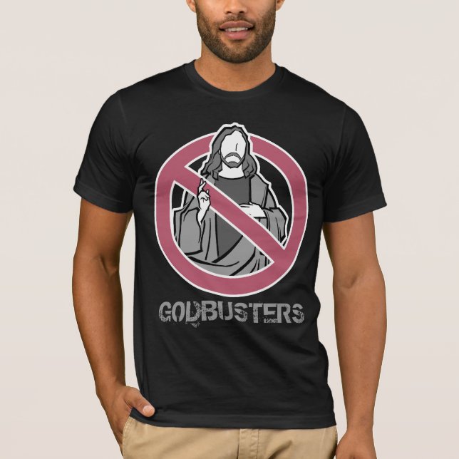 GODBUSTERS: Mörk Tee (Framsida)
