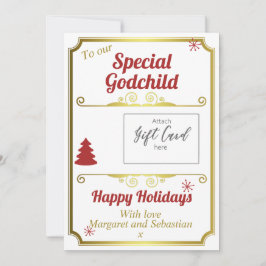 Godchild jul Gift Card Holder
