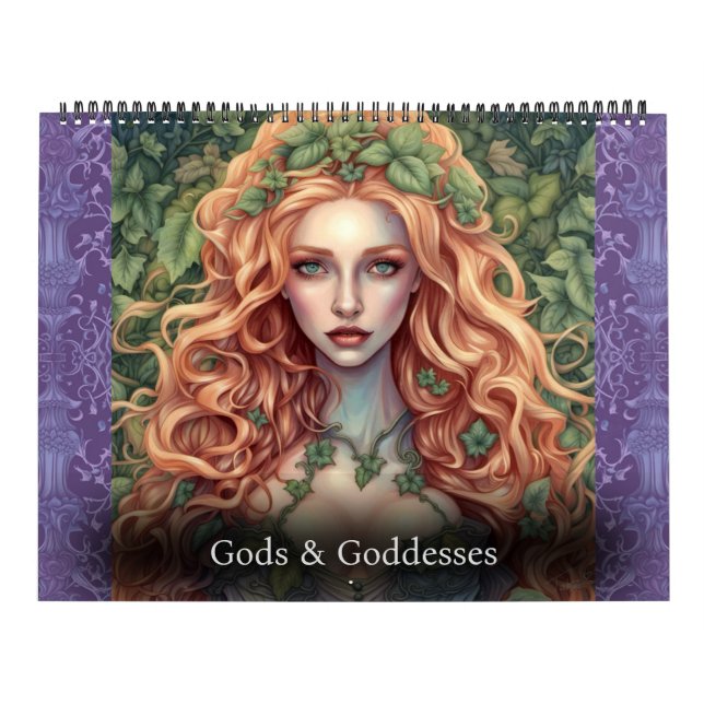 Godd och Goddesses från Ivy och Fladdermus Art Cal Kalender (Omslag)