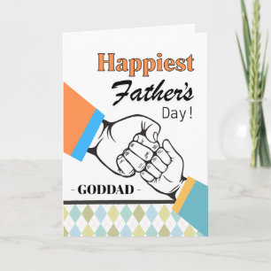 Goddad Far's Day Fist Bump inspiration Kort