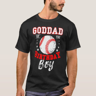 Goddad från Birthday Boy Baseball Theme Bday Cel T Shirt