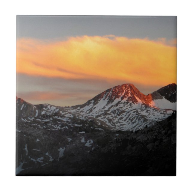 Goddard Divide Alglow - John Muir Trail Kakelplatta (Framsidan)